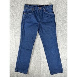 Wrangler Jeans Mens 30x30 Blue Denim Pants Cowboy Cut Western Rodeo Work 936PWD